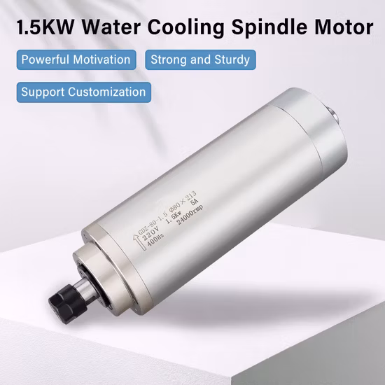 Lunyee ATC スピンドルモーター 1.5kW スピンドルモーター 24000rpm Er11 水冷メカニカルアーム用